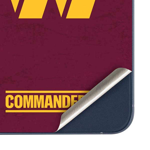 NFL Washington Commanders Distressed Galaxy A36 5G Skin